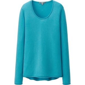 Aqua Blue Uniqlo Sweater